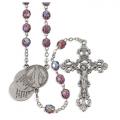  AMETHYST AURORA BOREALIS ROSARY WITH 20 MYSTERIES CENTER 